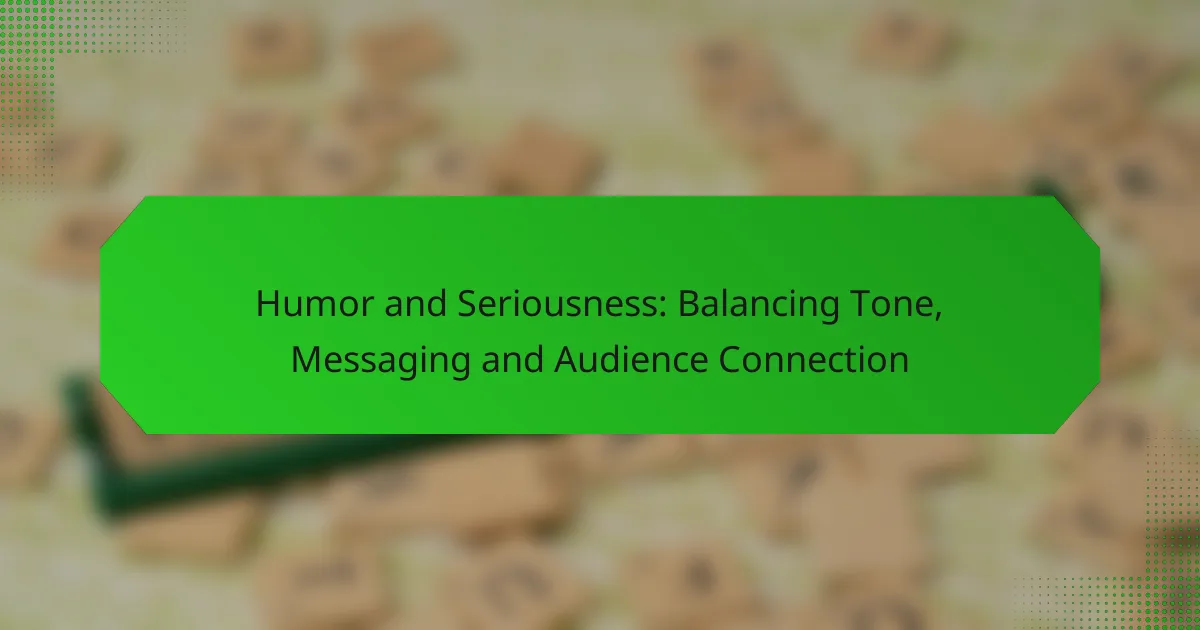 Юмор и Серьезность: Балансировка Тона, Сообщений и Связи с Аудиторией