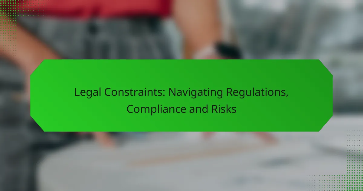 Правовые Ограничения: Навигация по Регламентам, Соответствию и Рискам