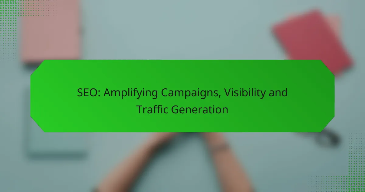 SEO: Усиление кампаний, видимости и генерации трафика